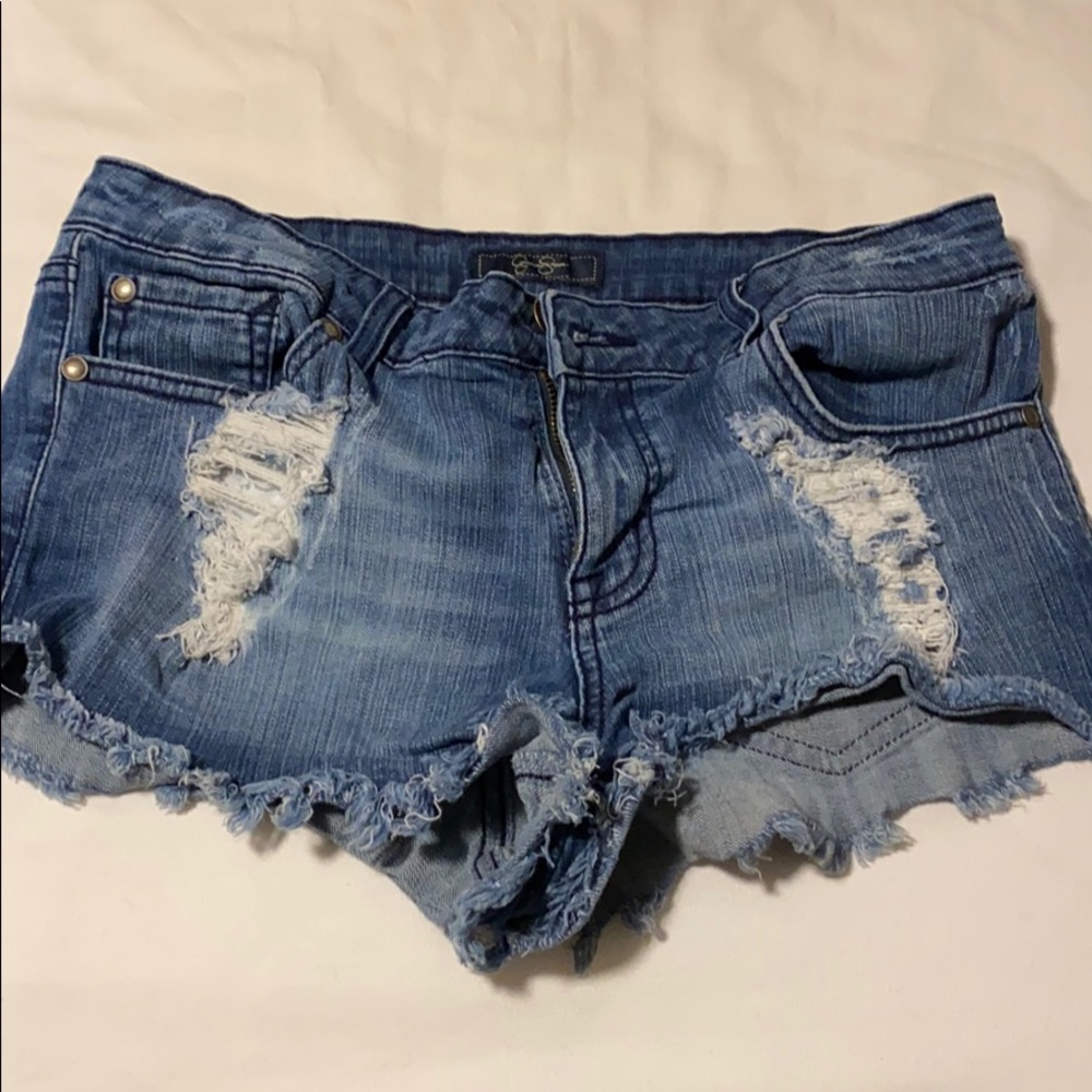 Jessica Simpson denim jean shorts